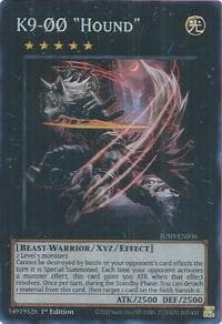 K9-00 "Hound" (Super Rare) - Justice Hunters - YuGiOh card