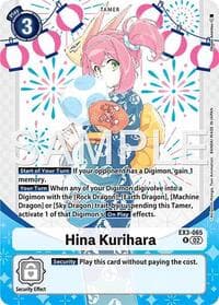 Hina Kurihara (Premium Heroines Set Ver.2) - Draconic Roar - Digimon Card Game card
