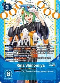 Rina Shinomiya (Premium Heroines Set Ver.2) - Dimensional Phase - Digimon Card Game card