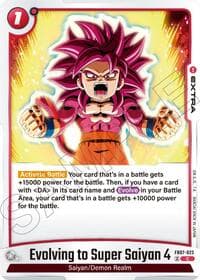 Evolving to Super Saiyan 4 - Wish For Shenron - Dragon Ball Super: Fusion World card