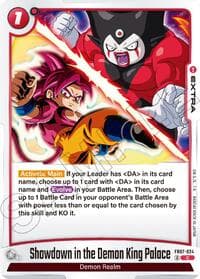 Showdown in the Demon King Palace - Wish For Shenron - Dragon Ball Super: Fusion World card