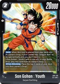 Son Gohan : Youth - Wish For Shenron - Dragon Ball Super: Fusion World card