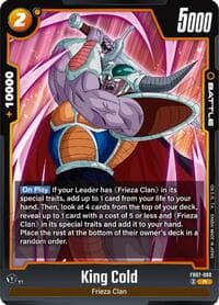 King Cold - Wish For Shenron - Dragon Ball Super: Fusion World card