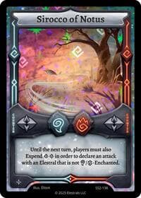 Sirocco of Notus - Shattered Stars Chapter 2 [SS2] - Elestrals card
