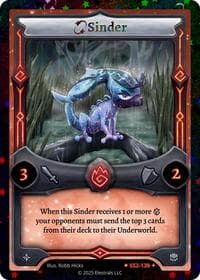 Sinder (Stellar) - Shattered Stars Chapter 2 [SS2] - Elestrals card