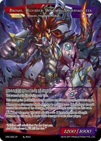 Undefeated Dragonoid Duelist, Daomr // Daomr, Bloodied Demonic Swordsmaster - Descent into the Raven's Catacombs - Force of Will card