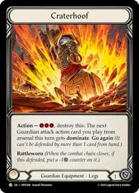 Craterhoof - Mastery Pack Guardian - Flesh and Blood TCG card