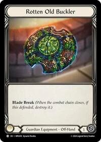 Rotten Old Buckler - Mastery Pack Guardian - Flesh and Blood TCG card