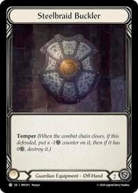 Steelbraid Buckler - Mastery Pack Guardian - Flesh and Blood TCG card