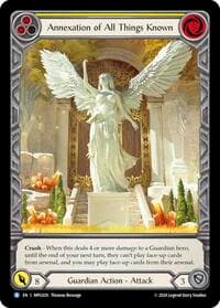 Annexation of All Things Known (Extended Art) - Mastery Pack Guardian - Flesh and Blood TCG card