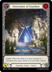 Annexation of Grandeur (Extended Art) - Mastery Pack Guardian - Flesh and Blood TCG card