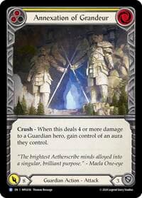 Annexation of Grandeur - Mastery Pack Guardian - Flesh and Blood TCG card
