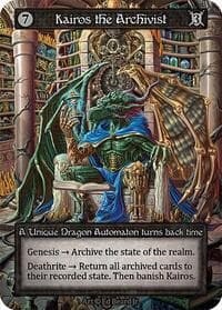 Kairos the Archivist - Dragonlord - Sorcery: Contested Realm card