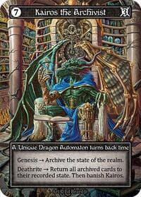 Kairos the Archivist (Foil) - Dragonlord - Sorcery: Contested Realm card