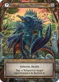 Draco Corvus (Foil) - Dragonlord - Sorcery: Contested Realm card