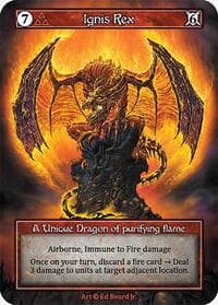 Ignis Rex (Foil) - Dragonlord - Sorcery: Contested Realm card
