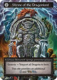 Shrine of the Dragonlord - Dragonlord - Sorcery: Contested Realm card
