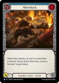 Aftershock (Blue) - Mastery Pack Guardian - Flesh and Blood TCG card