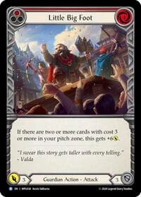 Little Big Foot (Red) - Mastery Pack Guardian - Flesh and Blood TCG card