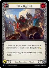 Little Big Foot (Yellow) - Mastery Pack Guardian - Flesh and Blood TCG card