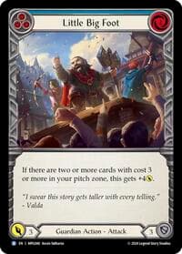 Little Big Foot (Blue) - Mastery Pack Guardian - Flesh and Blood TCG card