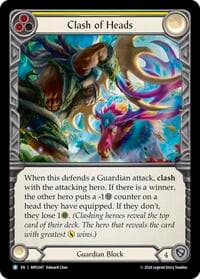 Clash of Heads - Mastery Pack Guardian - Flesh and Blood TCG card
