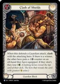Clash of Shields - Mastery Pack Guardian - Flesh and Blood TCG card