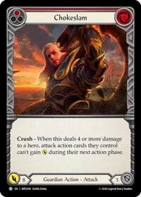 Chokeslam (Red) - Mastery Pack Guardian - Flesh and Blood TCG card