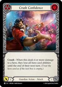 Crush Confidence (Blue) - Mastery Pack Guardian - Flesh and Blood TCG card