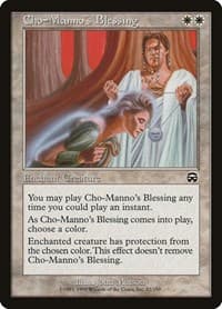 Cho-Manno's Blessing - Mercadian Masques - Magic: The Gathering card