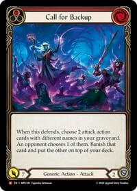 Call for Backup - Mastery Pack Guardian - Flesh and Blood TCG card