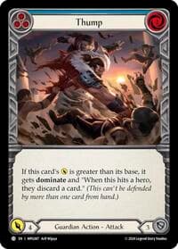 Thump (Blue) - Mastery Pack Guardian - Flesh and Blood TCG card