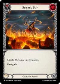 Seismic Stir (Red) - Mastery Pack Guardian - Flesh and Blood TCG card