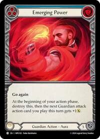 Emerging Power (Blue) - Mastery Pack Guardian - Flesh and Blood TCG card