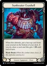 Sunkwater Exoshell - Mastery Pack Guardian - Flesh and Blood TCG card