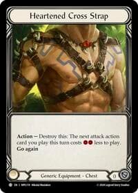 Heartened Cross Strap - Mastery Pack Guardian - Flesh and Blood TCG card