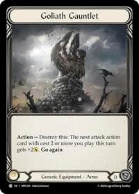 Goliath Gauntlet - Mastery Pack Guardian - Flesh and Blood TCG card