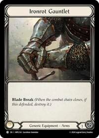Ironrot Gauntlet - Mastery Pack Guardian - Flesh and Blood TCG card