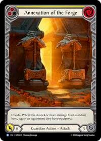 Annexation of the Forge (Extended Art) - Mastery Pack Guardian - Flesh and Blood TCG card