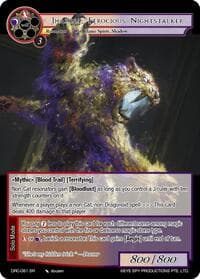 Jharina, Ferocious Nightstalker - Descent into the Raven's Catacombs - Force of Will card
