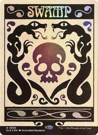 Swamp (0890) (Rainbow Foil) - Secret Lair Drop Series - Magic: The Gathering card