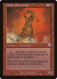 Cinder Elemental - Mercadian Masques - Magic: The Gathering card
