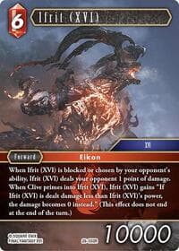 Ifrit (XVI) - Gunslinger in the Abyss - Final Fantasy TCG card