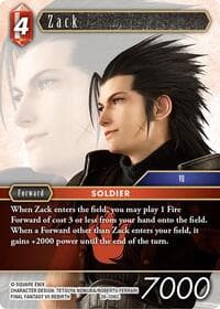 Zack - Gunslinger in the Abyss - Final Fantasy TCG card