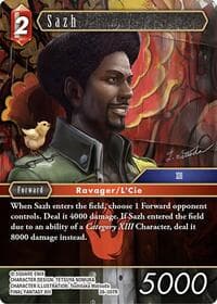 Sazh - Gunslinger in the Abyss - Final Fantasy TCG card