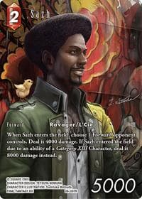 Sazh (Full Art) - Gunslinger in the Abyss - Final Fantasy TCG card