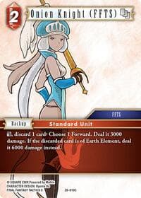 Onion Knight (FFTS) - Gunslinger in the Abyss - Final Fantasy TCG card