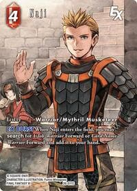 Naji EX (Full Art) - Gunslinger in the Abyss - Final Fantasy TCG card