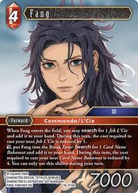 Fang - Gunslinger in the Abyss - Final Fantasy TCG card