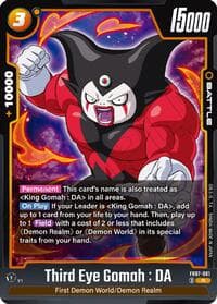 Third Eye Gomah : DA - Wish For Shenron - Dragon Ball Super: Fusion World card
